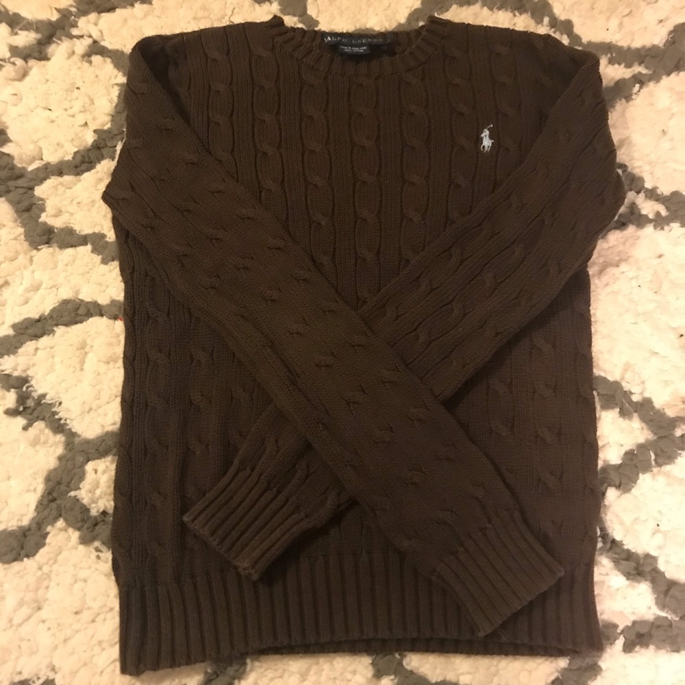 Brown Ralph Lauren sweater